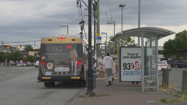Langley RCMP said the attack happened near the transit bus loop.