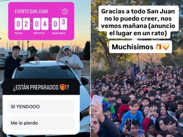 Peter Regalos, el influencer que se vende como Mr. Beast, prometió regalar iPhones en San Juan y generó  un descontrol.