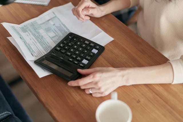 Imagen de recurso de una calculadora.