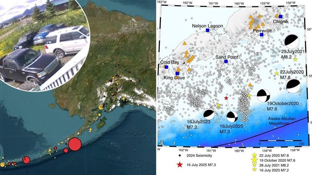 WATCH: Powerful 7.3-Magnitude Earthquake Rocks Alaska Peninsula, Frightening Video Captures Moment Houses and Cars Tremble  | Image: Alaska Earthquake Centre