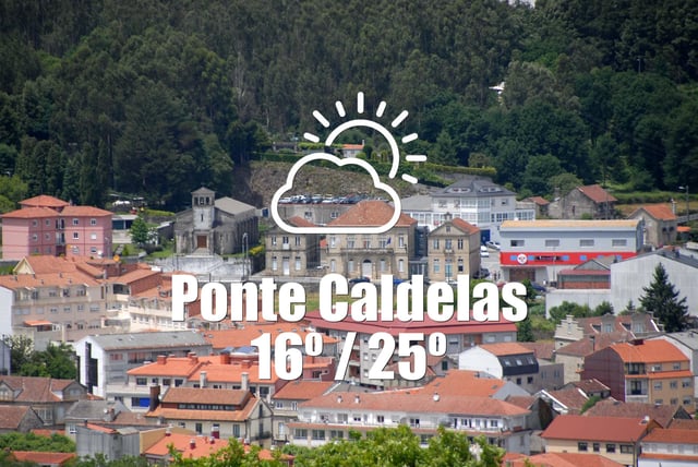 El tiempo en Ponte Caldelas: previsión meteorológica para hoy, jueves 17 de julio