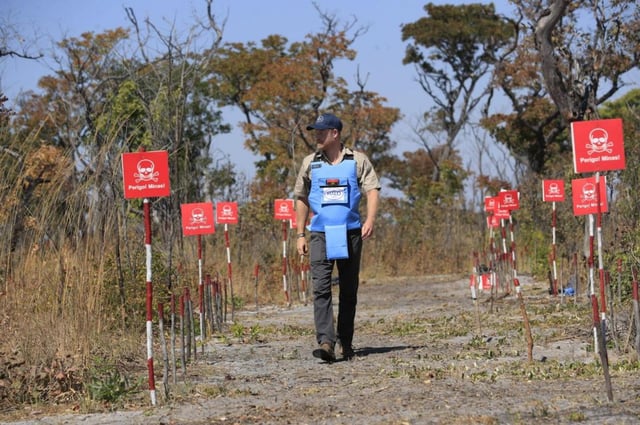 Nearly three decades after Diana’s iconic visit, Prince Harry has returned to Angola’s minefields.