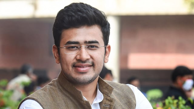BJP MP Tejasvi Surya. 