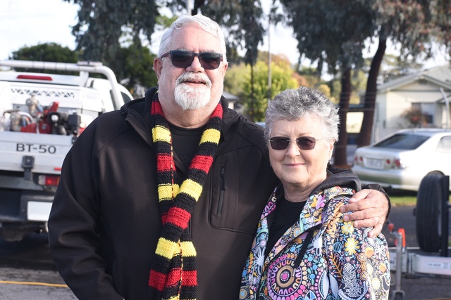 Uncle Gilbert Rigney and Aunty Michelle Jacquelin-Furr at the event.