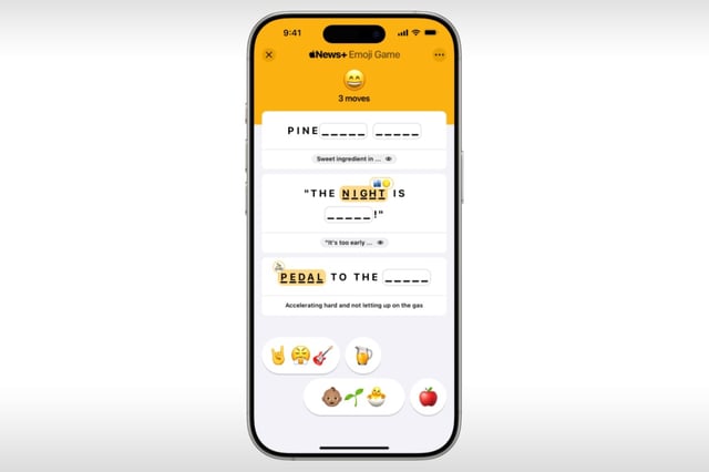 The Emoji Game is only available to Apple News+ subscribers