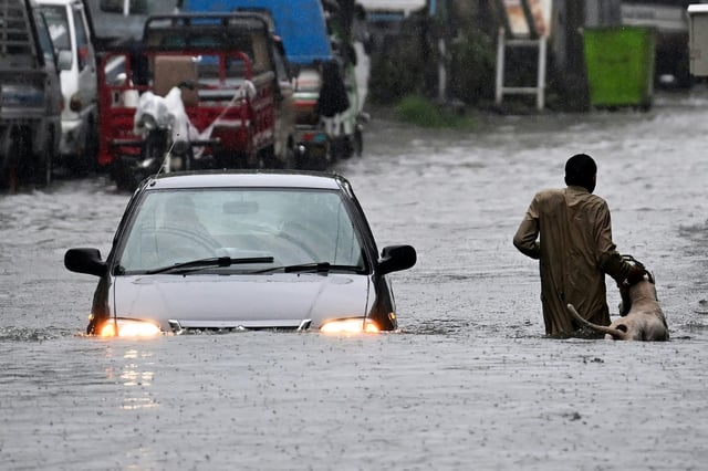 Durch heftigen Monsun-Regen und Überschwemmungen sind in Pakistan mehr als 50 Menschen ums Leben gekommen. Damit ist die Gesamtzahl der Todesopfer seit Beginn der Regenzeit auf rund 180 gestiegen.