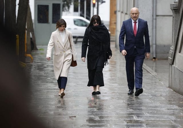 Jésica Rodríguez, a su llegada al Tribunal Supremo en una imagen de archivo