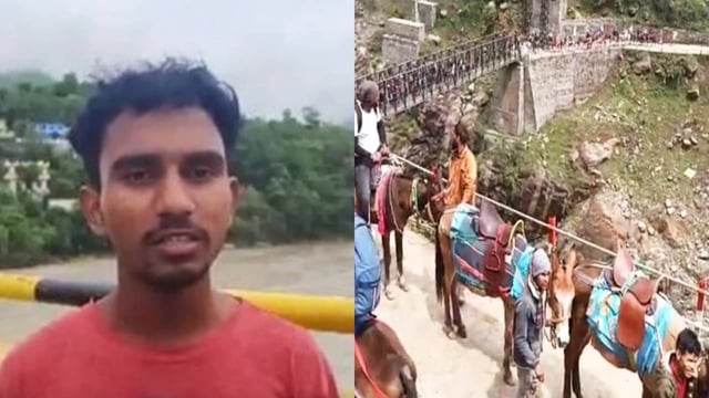 Horse-Mule Operator Carrying Pilgrims To Kedarnath Dham Cracks IIT | Image: ANI