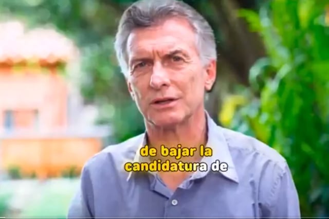 El video falso generado con IA, salido de las cuentas libertarias, en el que Macri llama a votar por Adorni
