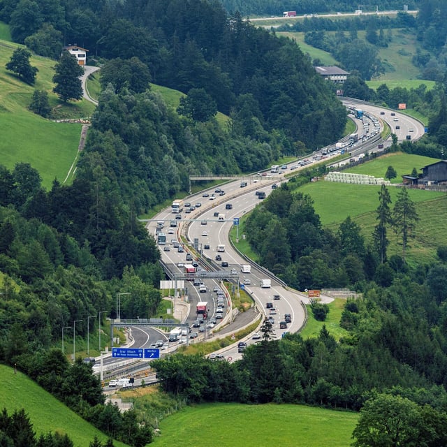 A10 bei Werfenwang in Österreich