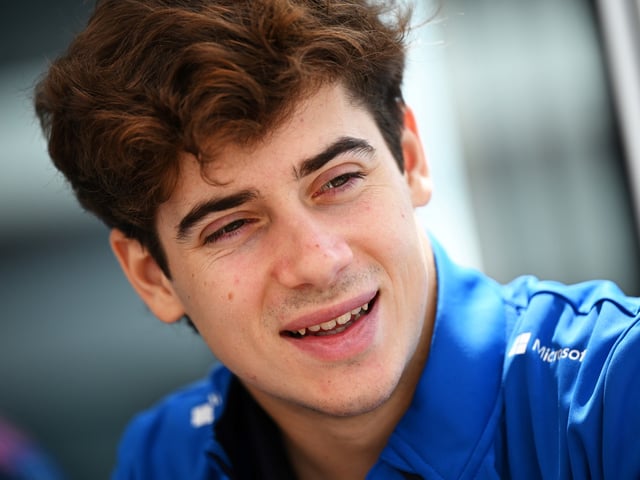 Franco Colapinto, en la previa de Silverstone.