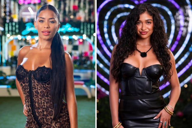 Love Islands&#39; Amaya Espinal and Cierra Ortega.