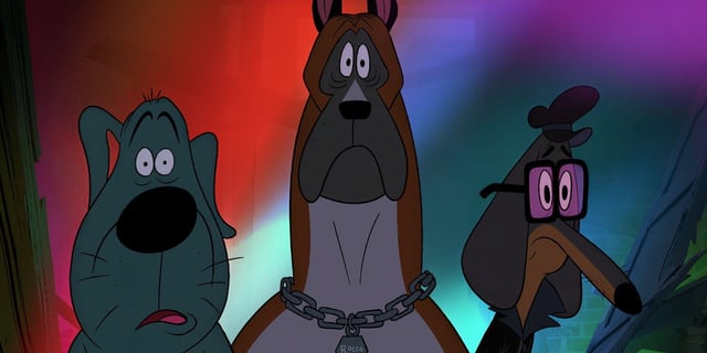 Bull and his friends looking terrified in Fixed
