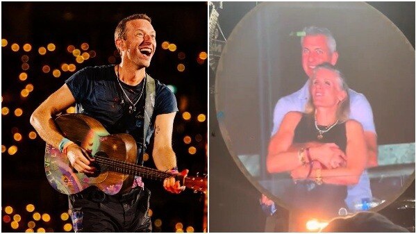 Coldplay's Chris Martin unintentionally exposed an alleged couple's affair during Boston concert. (Photo: Instagram/Coldplay, X/Toni Tone)