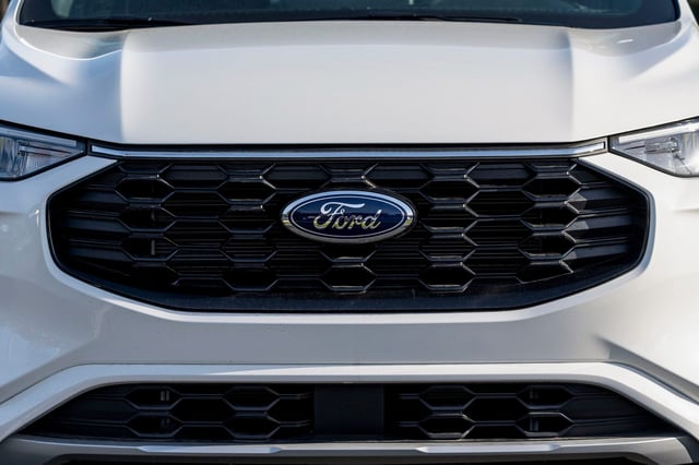 A Ford Escape AWD vehicle at a Ford dealership in Richmond, California, US, on Monday, March 3, 2025.