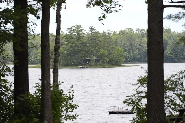 Crawford Pond in Union, Maine, is seen Wednesday, July 9, 2025. (AP Photo/Robert F. Bukaty)