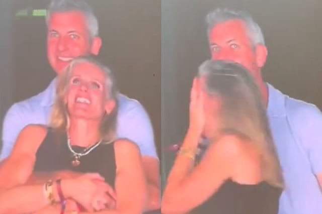 Fueron enfocados por la kiss cam en Coldplay y se expuso un affaire que dio que hablar