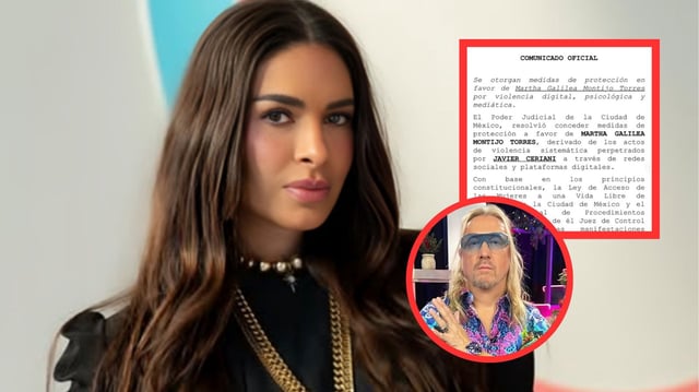 Galilea Montijo obtiene medidas de protección contra Javier Ceriani por violencia digital.