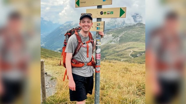 Cole Henderson, 27, missing in the Pyrenees mountains of Spain.