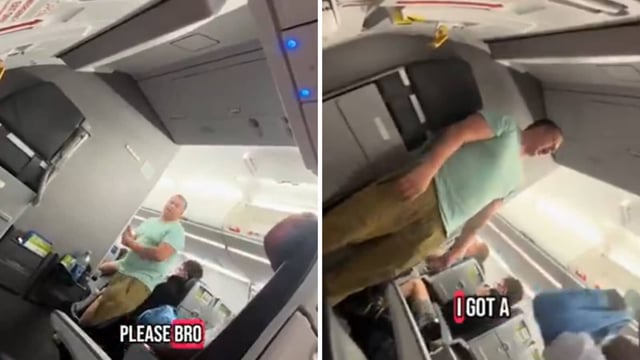 For nearly 15 minutes, the man continued to escalate his belligerent rant about losing his phone charger.