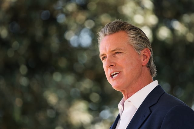 California Governor Gavin Newsom.