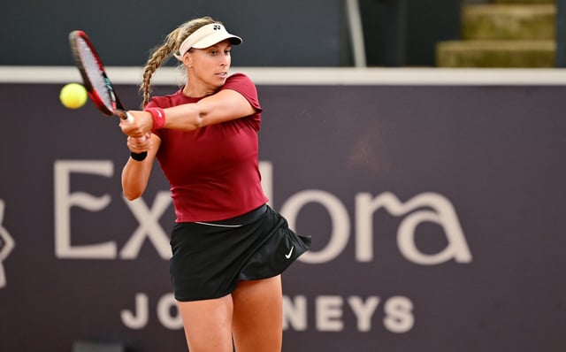 Caroline Werner zeigte trotz der deutlichen Niederlage gegen Ekaterina Alexandrova eine starke Leistung auf dem Hamburger Center Court,