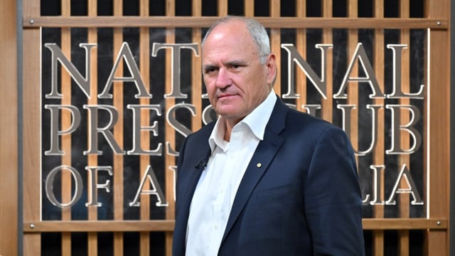 Chair of the Australian Climate and Biodiversity Foundation Ken Henry. (AAP Image/Mick Tsikas)