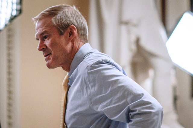 Jim Jordan at the U.S. Capitol on July 2, 2025.