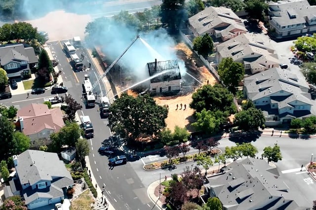 The “Harlan House” was badly damaged in a fire on July 16. The house was built in the 1850s.