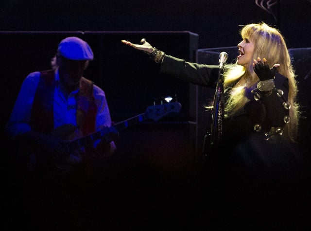 Stevie Nicks of Fleetwood Mac performs at Talking Stick Resort Arena in Phoenix on November 28, 2018.