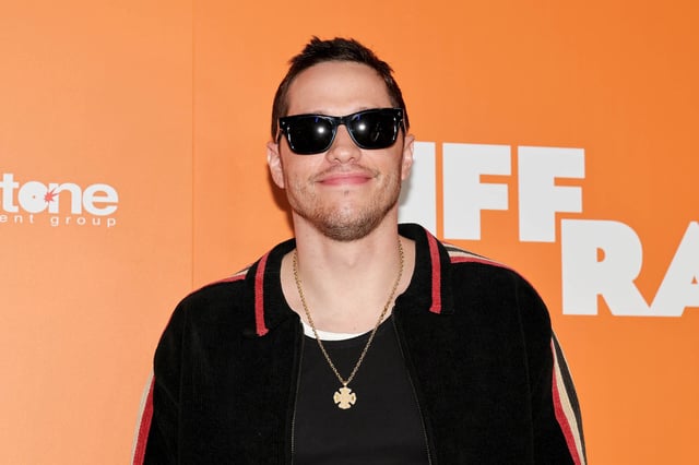 Pete Davidson attends the New York screening of Roadside Attractions' 'Riff Raff' at Regal Essex Crossing on Feb. 26, 2025 in New York.