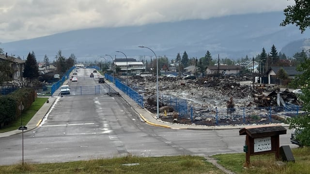 A large wildfire destroyed one-third of the buildings in Jasper, Alta., nearly a year ago.