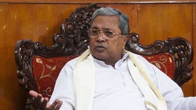 : Karnataka chief minister Siddaramaiah.