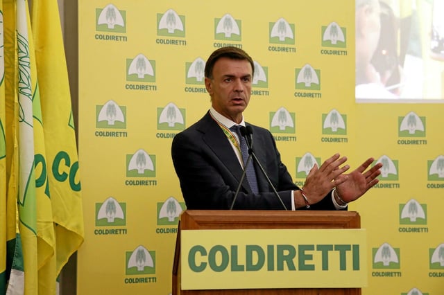 Ettore Prandini, président de la Coldiretti, un des principaux syndicats agricoles italiens.
