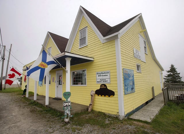 The Shag Harbour Incident Interpretive Centre is seen in Shag Harbour, N.S., on Saturday, Sept. 16, 2017. THE CANADIAN PRESS/Andrew Vaughan