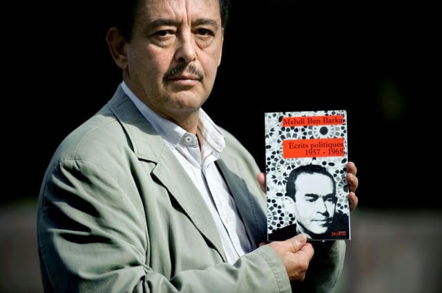Bachir Ben Barka, le fils de l'opposant marocain Mehdi Ben Barka disparu en 1965, en 2009 à Hericourt (est de la France)