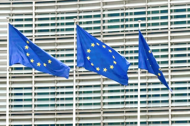 Le bâtiment de la Commission européenne à Bruxelles, le 16 juillet 2025.
