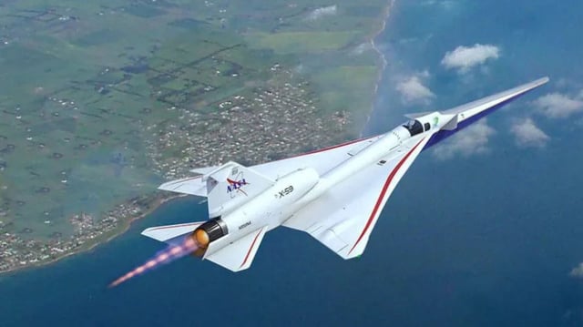Artist depiction of X-59.