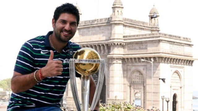 Yuvraj Singh scored 362 runs and picked 15 wickets as India won the 2011 World Cup at home by defeating Sri Lanka in the final