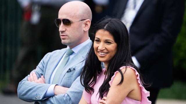 Stephen and Katie Miller are putting on a show of unity after the Elon Musk drama.