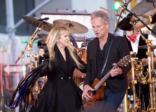 Stevie Nicks and Lindsey Buckingham of Fleetwood Mac perform on NBC's "Today" at the NBC's TODAY Show on Oct. 9, 2014, in New York.