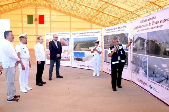 El almirante Morales Ángeles destacó la fuerte inversión que se está realizando en aeropuertos del País