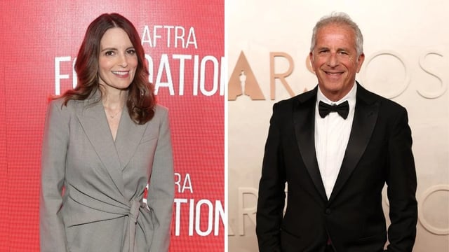 Tina Fey (Credit: Dominik Bindl/Getty Images) and Marc E. Platt (Credit: Frazer Harrison/WireImage)