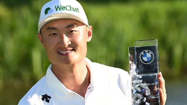 Haotong Li shot an opening-round 67 that placed him at the top of the leaderboard.