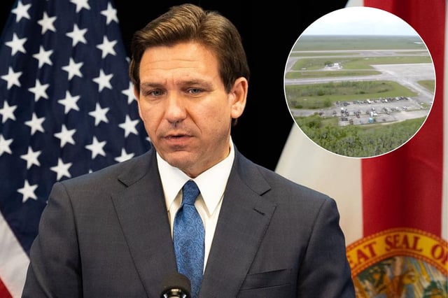 &#34;Alligator Alcatraz&#34;: el polémico centro migratorio de los Everglades está en el ojo de la tormenta por  el uso de contratos exprés con sobreprecios en su construcción exprés