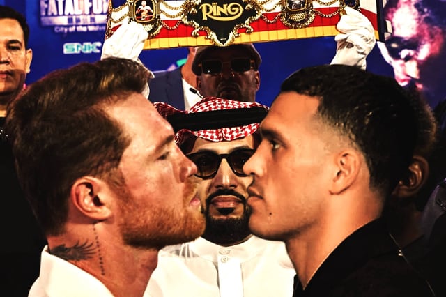 La pelea entre Saúl Álvarez y David Benavidez aún no está descartada por completo. (Foto: Especial GH)