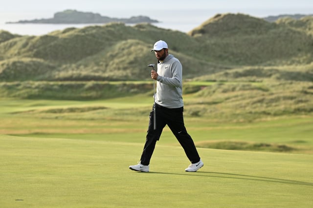 Scottie Scheffler ya está en la punta tras 36 hoyos recorridos en el cuarto Major de la temporada.