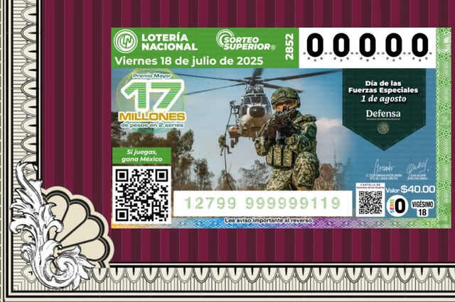 Este viernes 18 de julio se dan a conocer los números ganadores