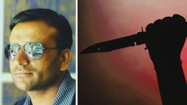 Family members discovered Dhakad&#39;s body soaked in blood when they went upstairs on Friday morning