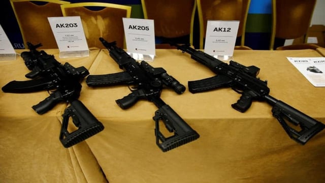 The AK-203 is a modern version of the Kalashnikov series. (REPRESENTATIVE IMAGE)